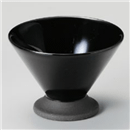 黒釉高台ﾃﾞｻﾞｰﾄ鉢