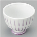 銀彩紫十草高台小鉢