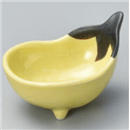 黄釉ﾅｽ型珍味