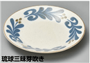 琉球三昧芽吹き反型7.0皿