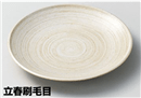 立春刷毛目6.0寸皿