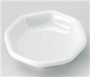 白ﾏｯﾄ八角小皿
