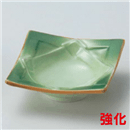 緑彩四角鉢