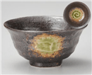 鉄仙花ﾋﾜろくべ型豆茶碗