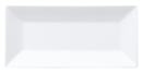 ｽｸｴｱ18㎝長角皿白