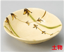 草紋織部ﾄｼﾞﾒ浅鉢