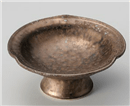 金結晶三ｯ押高台小鉢