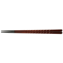 亀甲箸22.6cm ﾁｰｸ(2回塗)
