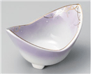 紫むさしの二ﾂ割小鉢(小)