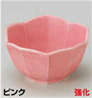 ﾋﾟﾝｸ桔梗型小鉢(大)