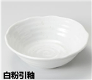 白粉引釉5.5鉢